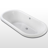 1.7米椭圆形嵌入式浴缸亚克力镶嵌80CM宽大空间成人浴盆厂价正品