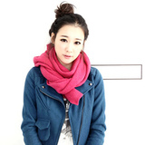 [转卖]韩国代购正品DAHONG时尚起义正品大红色羊毛毛线大围巾