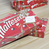 澳洲进口maltesers麦提莎牛奶巧克力麦提沙麦丽素360g礼盒装批发