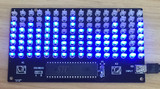 51单片机led灯音乐频谱电平指示显示器电子diy制作pcb板套件成品