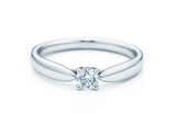 美国专柜代购Tiffany/蒂芙尼铂金钻石戒指SKU30888448新