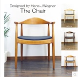欧式简约水曲柳明清椅 现代实木餐椅子时尚书房围椅肯尼迪明椅