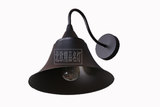 北欧精品名灯美式乡村复古铁艺壁灯个性化风格黑铁帽壁灯铃铛壁灯