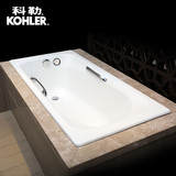 科勒浴缸欧式成人嵌入式加厚浴缸 1.5米铸铁浴缸K-17502T-GR/0