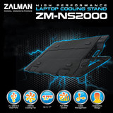 ZALMAN韩国 NS2000笔记本散热器/垫 手提电脑支架底座15.6寸14寸