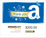 7*24自动发货美国亚马逊 美亚礼品卡200美金AmazonGiftCardGC