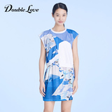 商场同款Doublelove 女装2016夏新款 设计师连衣裙