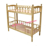 幼儿园午睡专用双层床 上下铺儿童床宝宝床 实木车木双层床