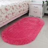 加厚柔软粉红色飘窗毯地毯客厅沙发地垫脚垫卧室床边毯前结婚喜庆