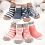新生儿婴儿袜子 0-3-6-12个月春秋纯棉宝宝袜子1-3岁男女儿童袜薄