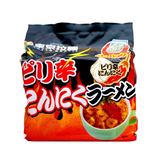 【天猫超市】日本进口 东京拉面鲜辣香蒜味方便面30gx4/袋 泡面