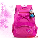 韩版蝴蝶结小学生书包3-4-5-6年级儿童可爱女孩6-12周岁送手提包