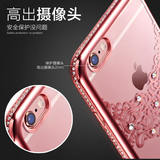 苹果6s手机壳iPhone6plus保护套女硅胶六奢华水钻新款防摔超薄软