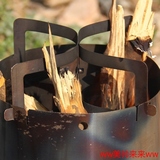 小虫柴火炉2代折叠式便携木煤柴气炉可做挡风板野营野炊户外
