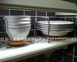 宜家代购瓦瑞拉碗碟架盘子收纳单层放碗架厨房置物架沥水架