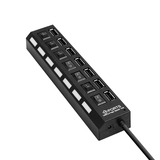USB 2.0高速分线器 2.0HUB 4接口集线器打印机鼠标键盘扩展分线