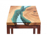 茶几简约现代实木餐桌创意家具 客厅艺术原木小桌子 设计师茶机卓