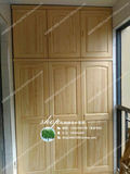 上海厂家直销环保樟子松木实木家具可全屋定制衣柜阳台柜壁柜吊柜