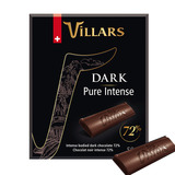瑞士进口 维拉斯VILLARS瑞士风味黑巧克力 50克送男女友休闲零食