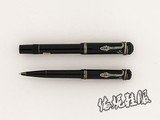 代购高端钢笔万宝龙全新款式黑色金属质感珍藏典范签字笔商务送礼