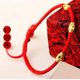 猴年生肖本命年手链女红绳手串十二生肖转运珠情人节礼物饰品绳饰