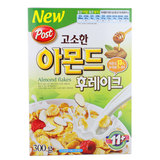 韩国进口 POST麦片 东西扁桃仁味早餐饼玉米片即食麦片 300g