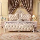 欧式床双人床1.8米实木床1.5米法式成人公主婚床田园卧室组合家具