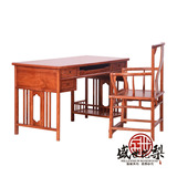 红木家具 非洲黄花梨木明式电脑桌台书桌台办公桌台学生桌台