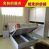 上海包安装板式家具抽屉储物床高箱床气压床单人床/双人床可定制