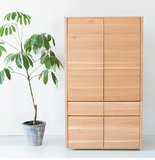 日式实木橡木大衣柜简约现代实木卧室家具全实木收纳衣橱储物柜