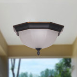 新款LED吸顶灯 欧式美式乡村铁艺八角玄关阳台厨房过道卧室灯具