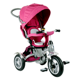 新款好来福儿童三轮车宝宝脚踏车婴儿手推车旋转座椅充气胎儿童车