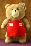 正版Ted泰迪熊粗口熊毛绒公仔围裙熊玩偶玩具七夕节生日礼物包邮
