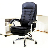 免安装弓形真皮老板椅可躺高档办公室电脑椅家用书房旋转椅子特价