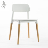 伊姆斯才子椅欧式设计师简欧休闲塑料餐椅办公椅子简约北欧特价
