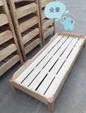 业豪直销幼儿园专用床幼儿园实木床/儿童木板床重叠床儿童午睡床