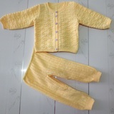 宝宝棉儿童毛衣开衫，宝宝毛衣，纯手工编织儿童毛衣开衫7号