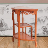 净善堂中式现代花梨木半圆桌玄关台实木玄关桌简约红木家具靠墙桌