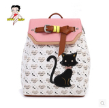 包邮betty贝蒂女包正品2016新款卡通可爱猫咪双肩包女士包包