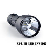 XPL HI版 一体仓C8 进口V2-1A 3A 7A LED强光18650手电筒 远射