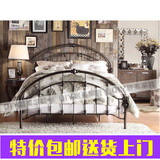 特价公寓铁艺公主床1.5米铁架床 卧室双人床铁床现代铁架床1.2米