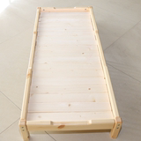 定制幼儿园专用床幼稚园午睡床儿童床单人小床叠叠床实木制松木床