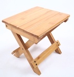 楠竹子木马扎可折叠椅儿童家居小方凳子简约便携沙发凳板凳钓鱼凳