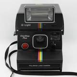 宝丽来Polaroid黑彩虹机SX70 OneStep拍立得一次成像相机带闪光灯