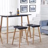 百思宜 现代简约创意酒吧椅子 吧台椅吧台凳高脚凳子咖啡厅桌椅