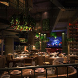 美琪现代艺术照明非标工程定制主题音乐酒吧餐厅植物吊灯装饰灯具