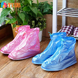 加厚鞋底男女防雨鞋套防滑耐磨PVC防水鞋套雨鞋套时尚儿童雨靴套