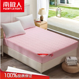纯色加厚夹棉床笠0.9m1.2米单人床罩1.5 1.8米床垫保护套粉白蓝驼