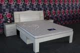2016价双人床1.5米1.8米储物箱体床板式床高箱床低箱床席梦思.
