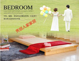 塌塌米实木床松木床床架简约日式欧式实木1.5——1.8地台床